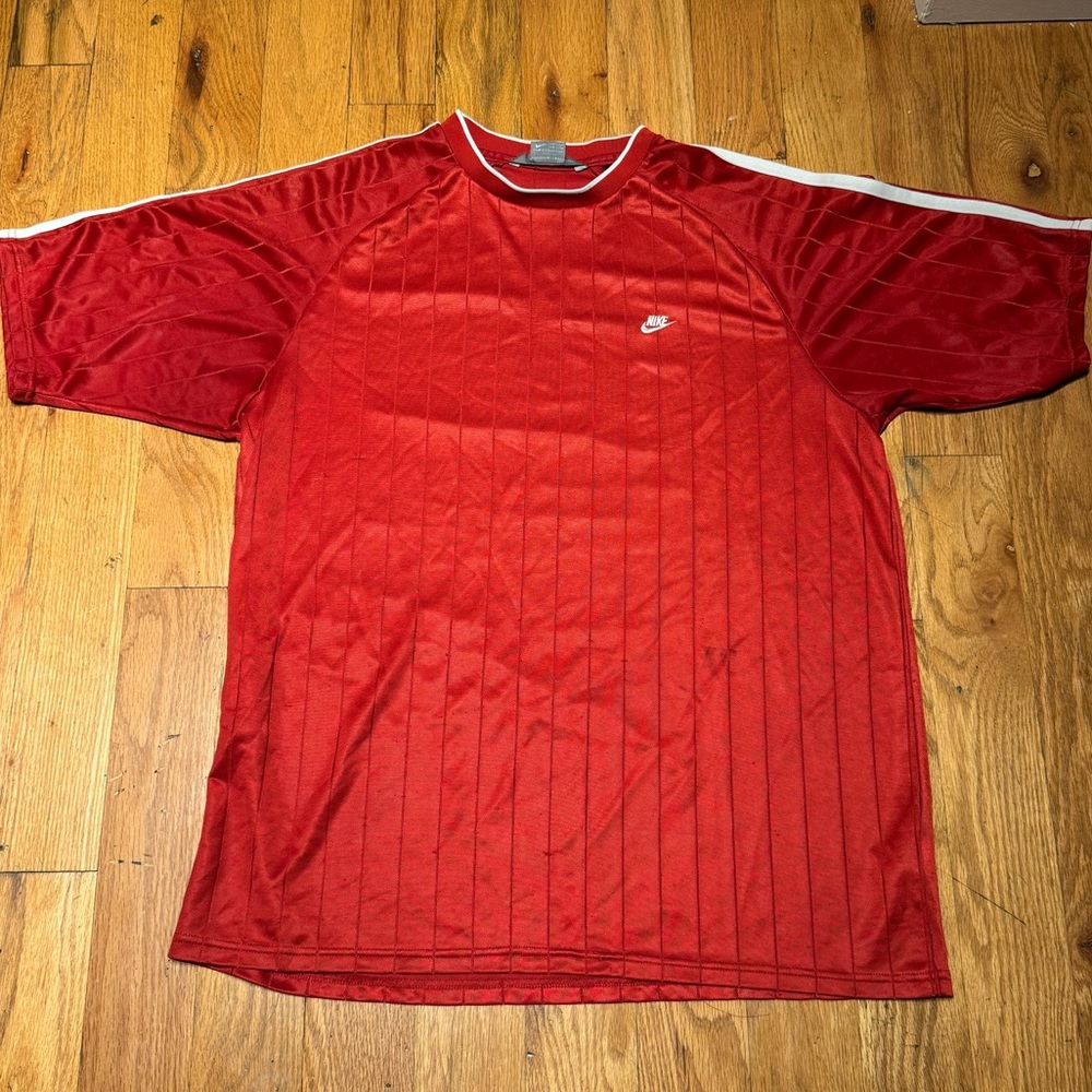 Red Nike Soccer Jersey